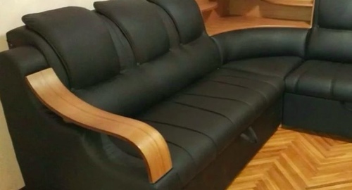 Перетяжка кожаного дивана. Некрасовка